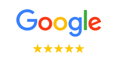 Google logo with review