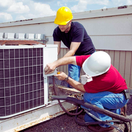 Hvac repair roof